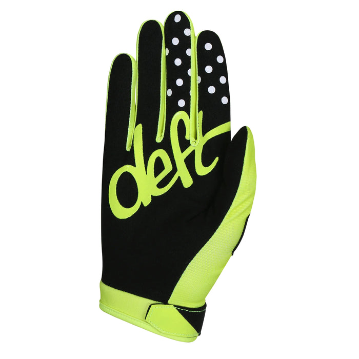 DEFT FAMILY EQVLNT SOLID FLO YELLOW GLOVES