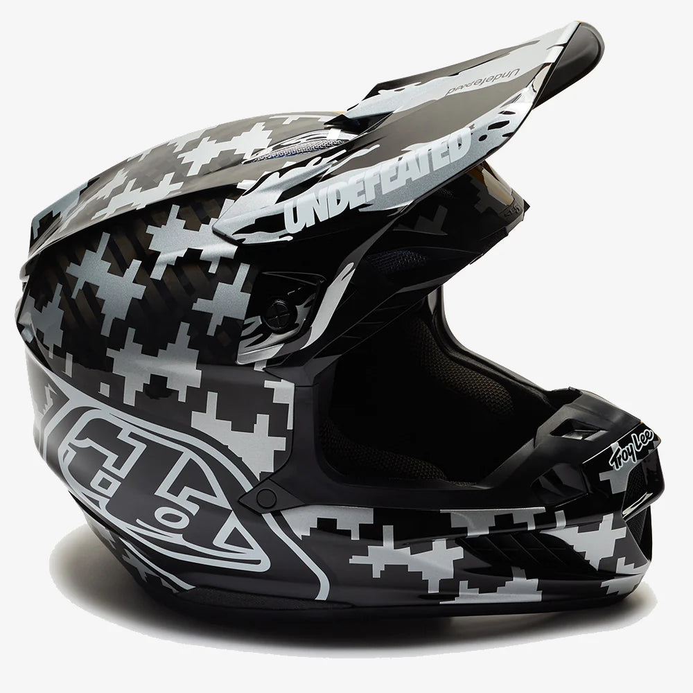 SE5 CARBON HELMET W/MIPS UNDEFEATED X TROY LEE DESIGNS GOLD / BLACK