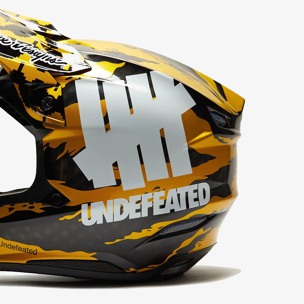 SE5 CARBON HELMET W/MIPS UNDEFEATED X TROY LEE DESIGNS GOLD / BLACK