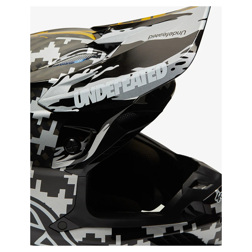 SE5 CARBON HELMET W/MIPS UNDEFEATED X TROY LEE DESIGNS GOLD / BLACK